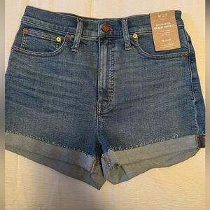 NWT High Rise Madewell Shorts